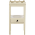 Darlyn One Drawer Accent Table in Sand - The Well Appointed House