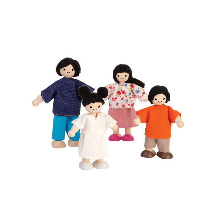 Doll Family - Fair Skin Tone Wooden Kids Toy - The Well Appointed House