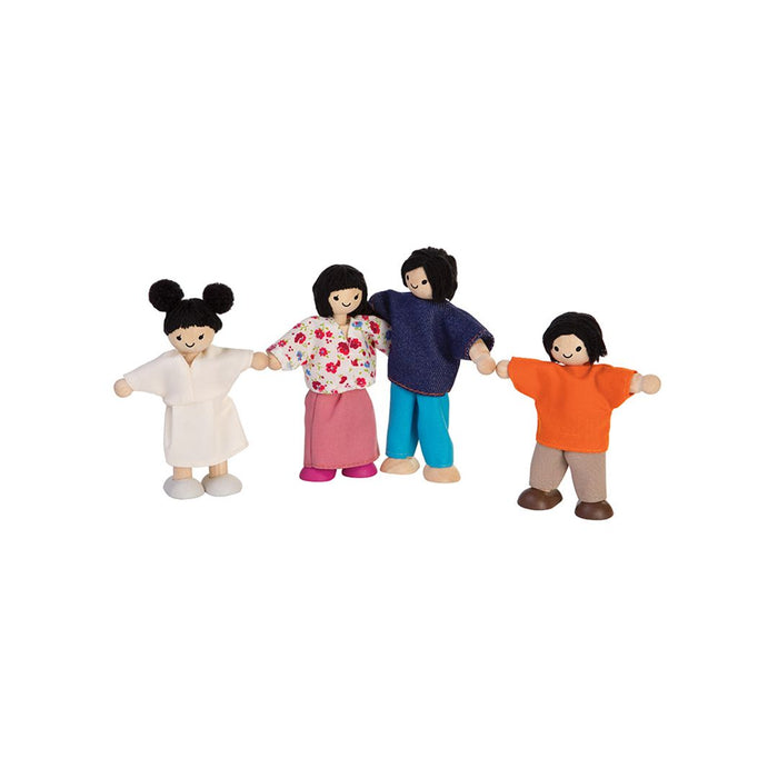 Doll Family - Fair Skin Tone Wooden Kids Toy - The Well Appointed House