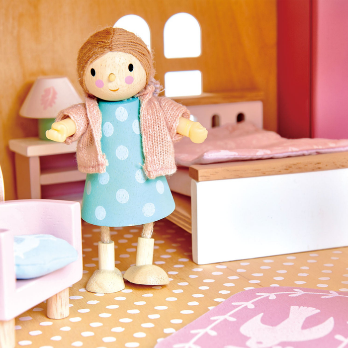 Dolls House Bedroom Furniture Kids Toy - The Well Appointed House