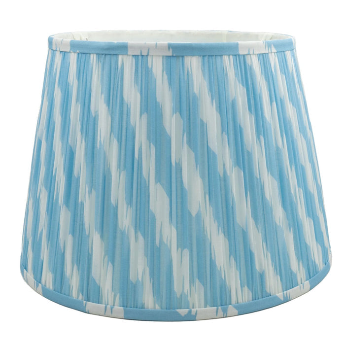 Ellipse Printed Lampshade in Aqua- The Well Appointed House