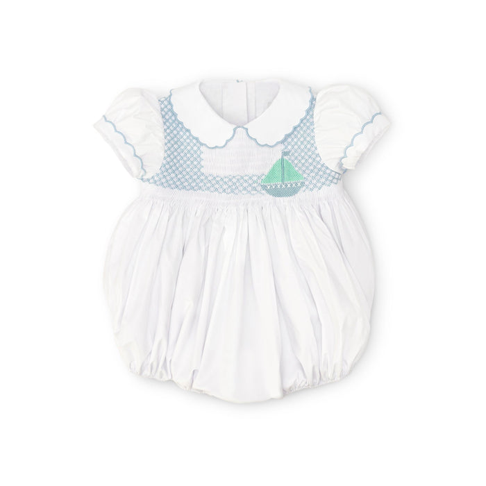 Eloise Bubble in Smocked Sailboats - The Well Appointed House