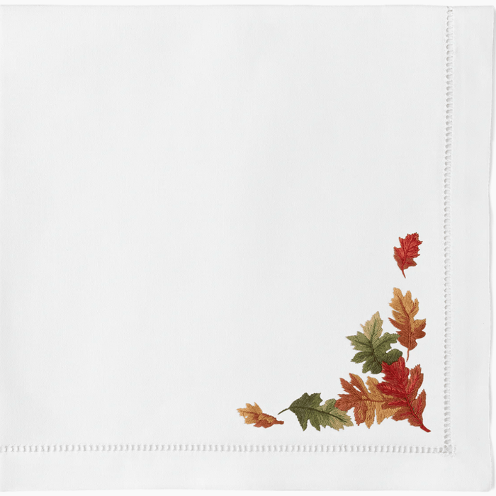 Set of 4 Fall Leaves Dinner Napkin - Dinner Napkins - The Well Appointed House