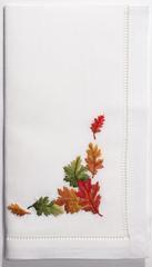 Set of 4 Fall Leaves Dinner Napkin - Dinner Napkins - The Well Appointed House