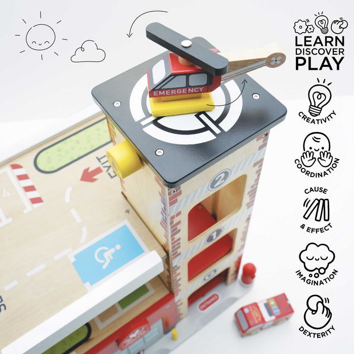 Fire & Rescue Wooden Garage - The Well Appointed House