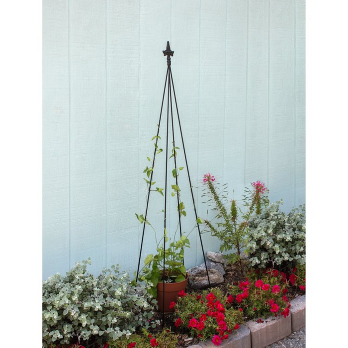 Fleur-De-Lis Garden Trellises - The Well Appointed House
