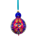 Floral Bloom Glass Bauble - The Well Appointed House