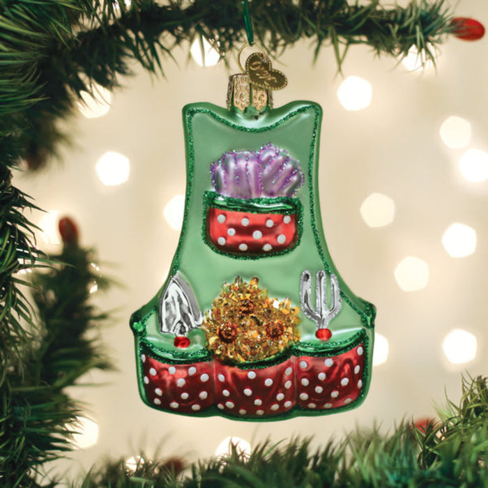 Gardening Apron Ornament - The Well Appointed House