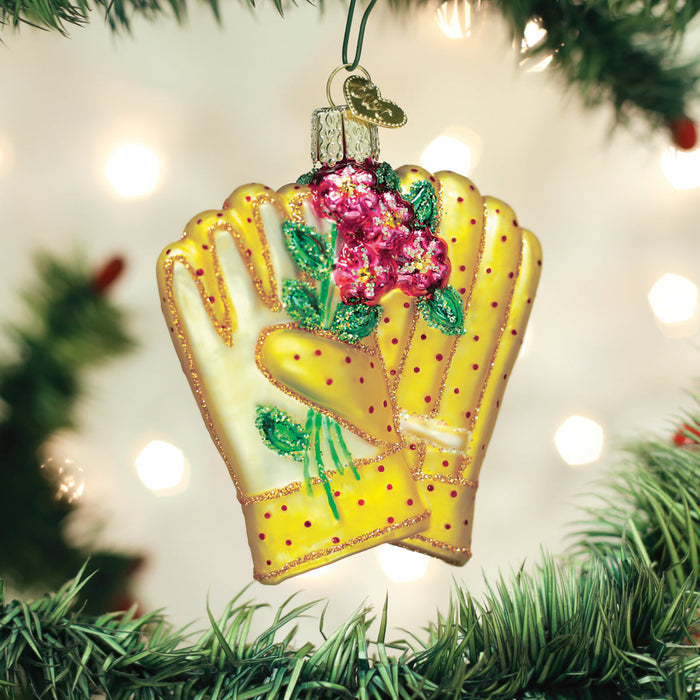 Gardening Gloves Ornament - The Well Appointed House