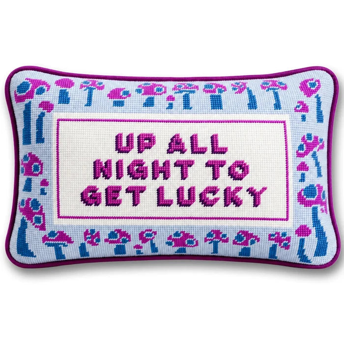 Get Lucky Needlepoint Pillow - The Well Appointed House