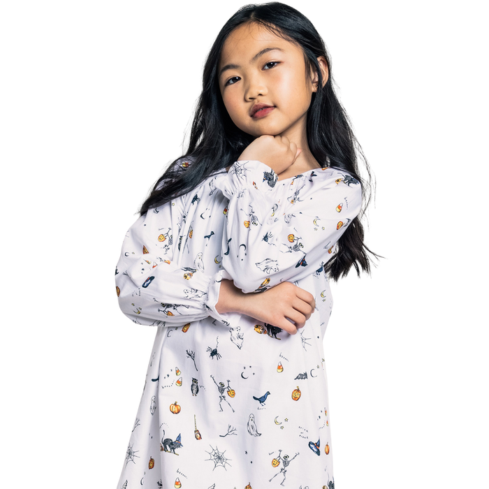 Girl's Twill Delphine Nightgown in Trick or Treat - The Well Appointed House
