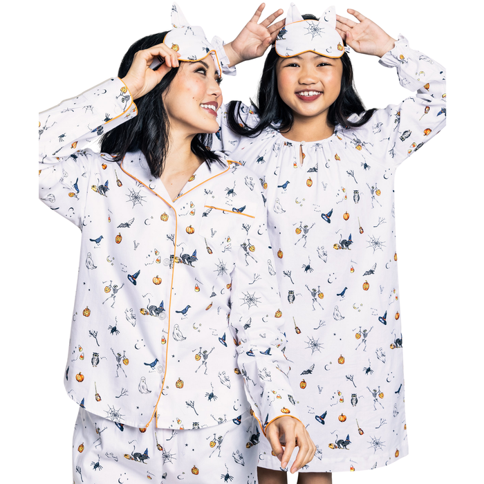 Girl's Twill Delphine Nightgown in Trick or Treat - The Well Appointed House