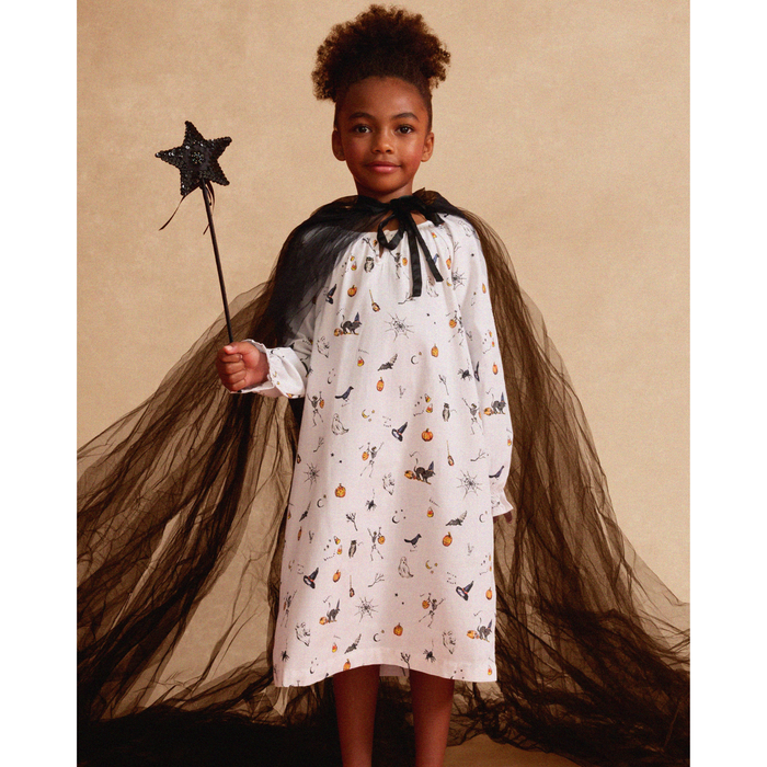Girl's Twill Delphine Nightgown in Trick or Treat - The Well Appointed House