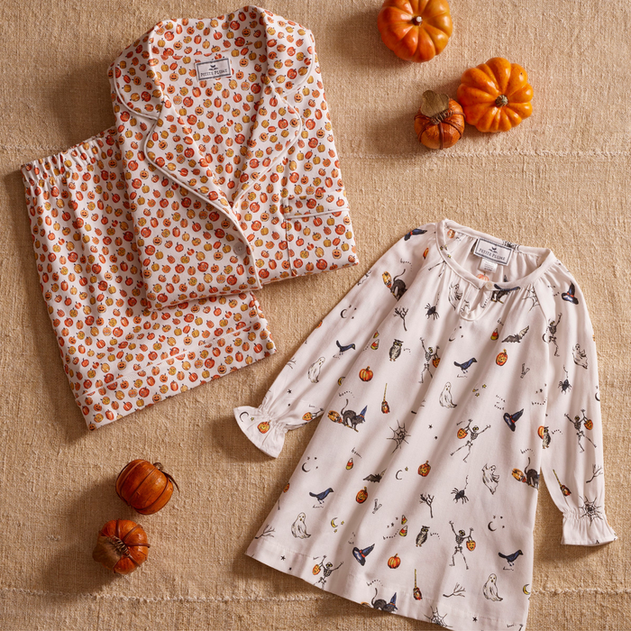 Girl's Twill Delphine Nightgown in Trick or Treat - The Well Appointed House
