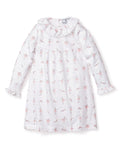 Girl's Twill Scarlett Nightgown in Sugar Plum Fairy