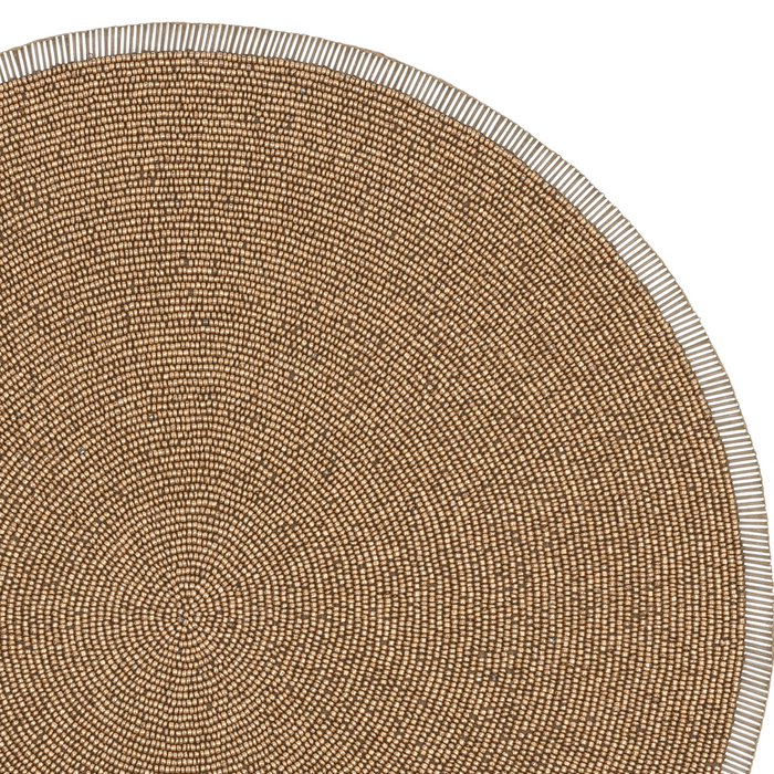 Gold Hand Beaded Placemat - The Well Appointed House
