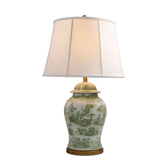 Green Willow Lamp - The Well Appointed House