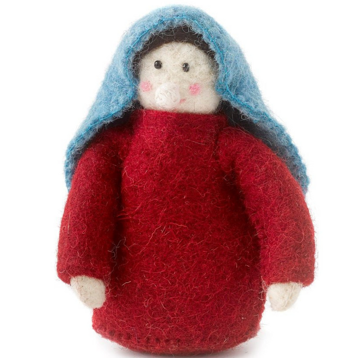 Handmade Nativity Scene Hand Felted Wool - The Well Appointed House