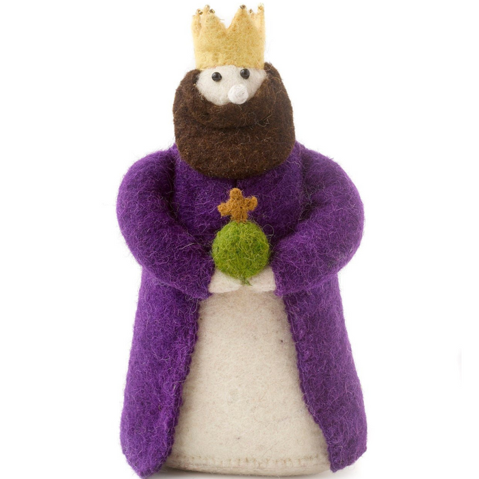 Handmade Nativity Scene Hand Felted Wool - The Well Appointed House