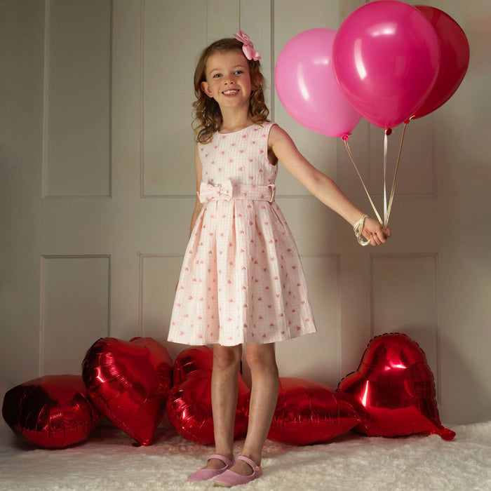 Heart Check Damask Dress - The Well Appointed House