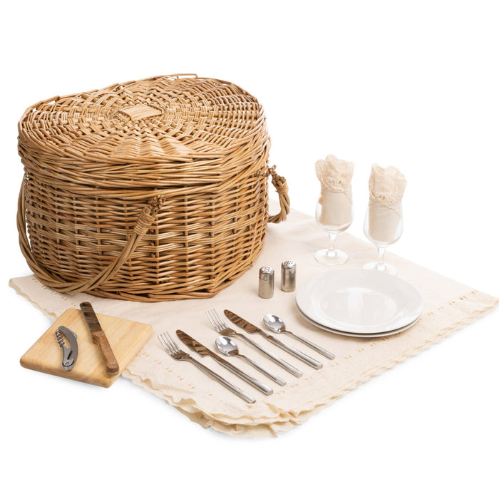 Heart Picnic Basket - The Well Appointed House