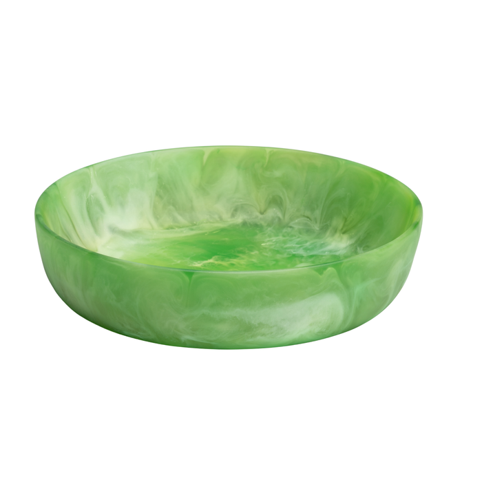 Hugo Green Swirled Serving Bowl - The Well Appointed House