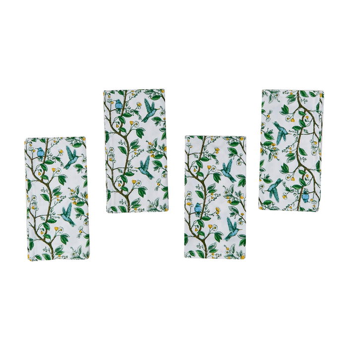 S4 Hummingbird Cloth Napkins - The Well Appointed House