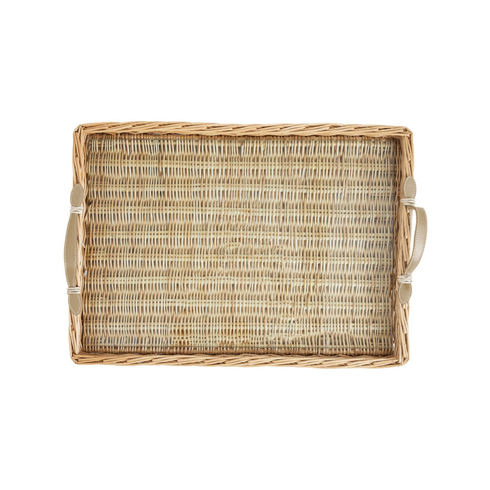 Island Rattan Large Serving Tray - The Well Appointed House