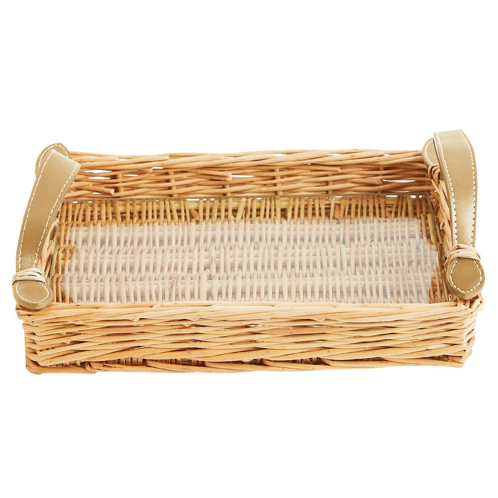 Island Rattan Small Serving Tray - The Well Appointed House