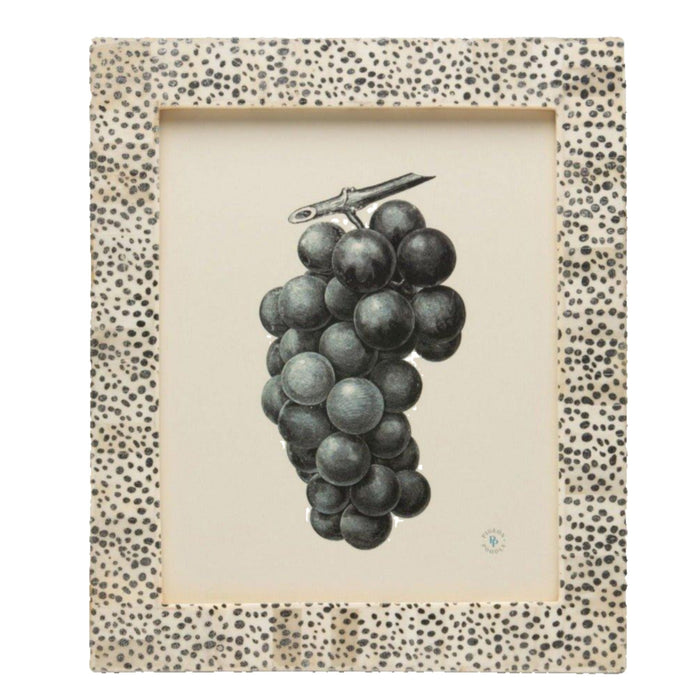 Pigeon & Poodle Ismailia Spotted Silver Bone Frame Collection - Available in 3 Sizes - Picture Frames - The Well Appointed House