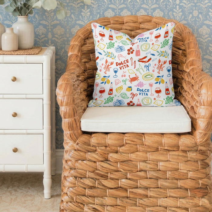 Italian Summer Tailored Pillow - The Well Appointed House