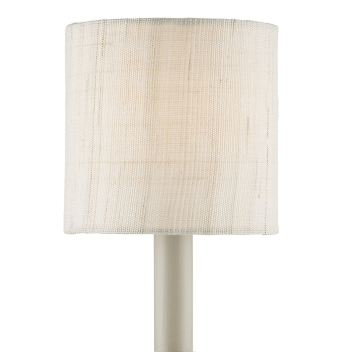 Ivory Fine Grasscloth Drum Chandelier Shade - Lamp Shades - The Well Appointed House