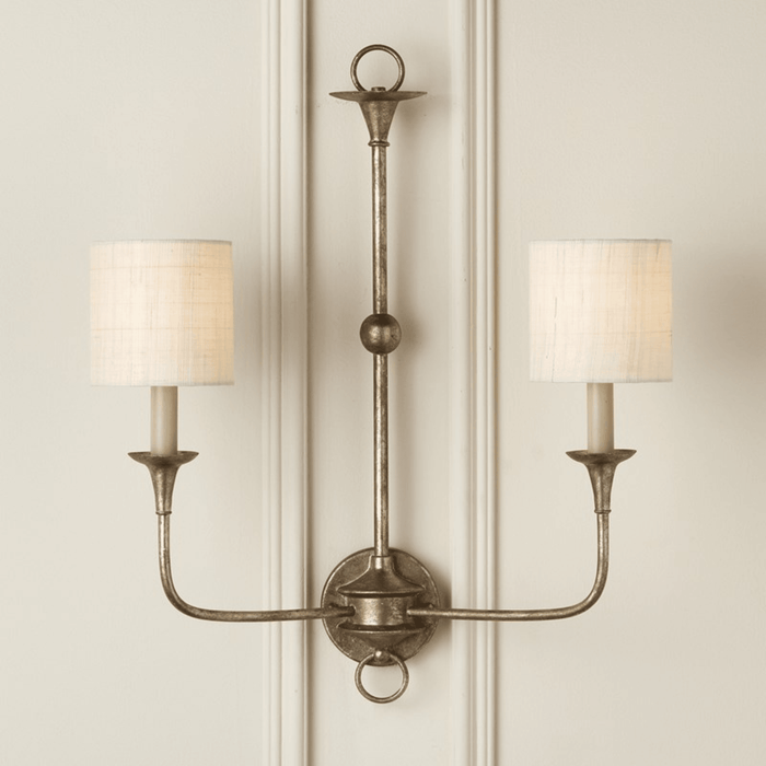 Ivory Fine Grasscloth Drum Chandelier Shade - Lamp Shades - The Well Appointed House