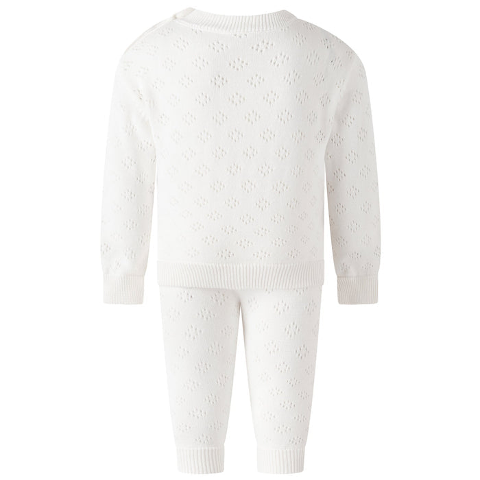 Ivory Pointelle Sweater & Legging Set - The Well Appointed House