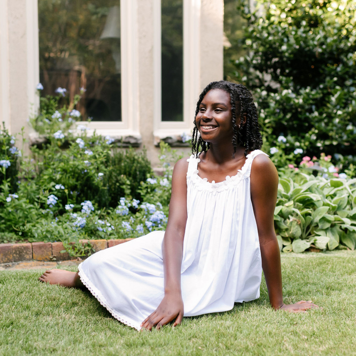 Julia Cotton Tank Nightgown - The Well Appointed House
