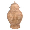 Jumbo Wicker Jar - The Well Appointed House