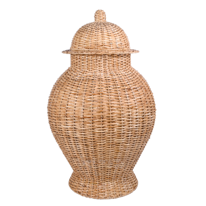 Jumbo Wicker Jar - The Well Appointed House