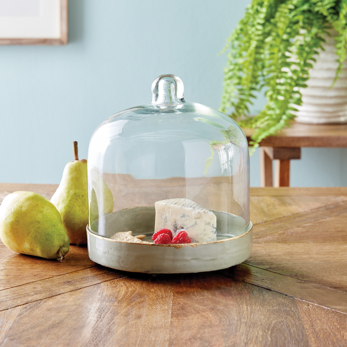 Kammie Tray With Cloche - The Well Appointed House