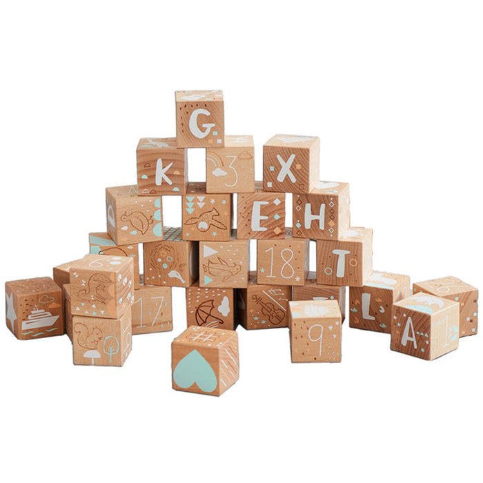 Keepsake Etched Baby Blocks- The Well Appointed House