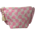 La Plage Ruffle Pouch Shell Beach Pink - The Well Appointed House