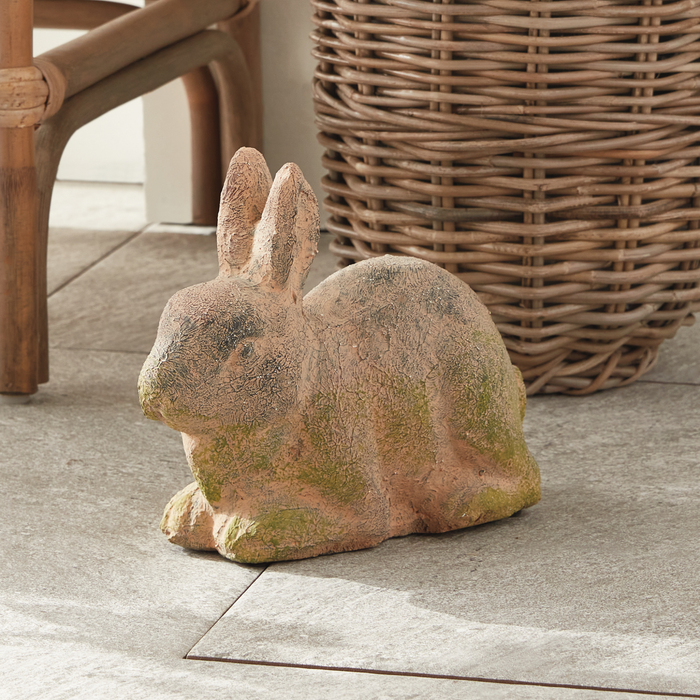 Large Weathered Garden Rabbit - The Well Appointed House