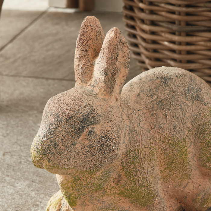 Large Weathered Garden Rabbit - The Well Appointed House
