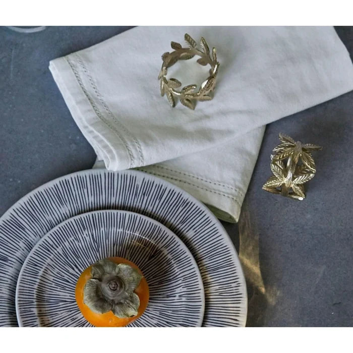 Laurel Leaf Napkin Rings - Napkin Rings - The Well Appointed House