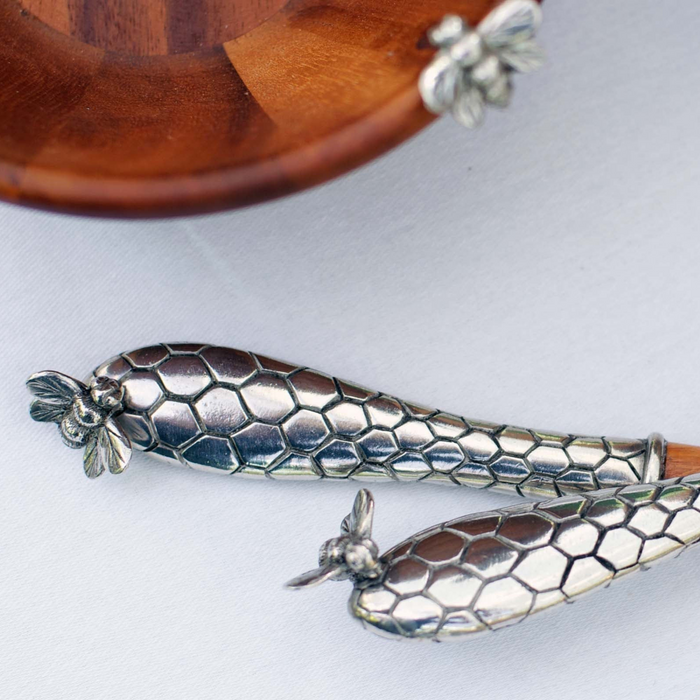 Little Bees Salad Server Set- The Well Appointed House