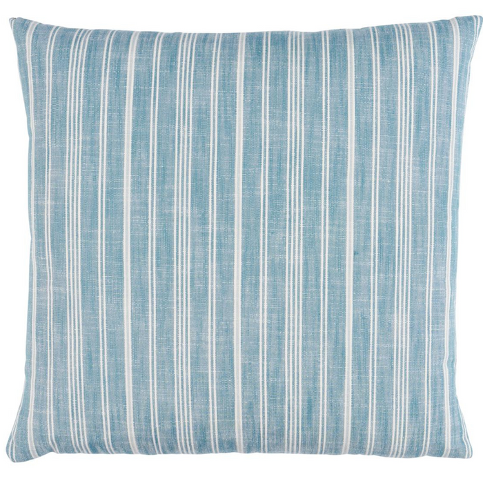 Lucy Stripe Pillow in Indigo  - The Well Appointed House