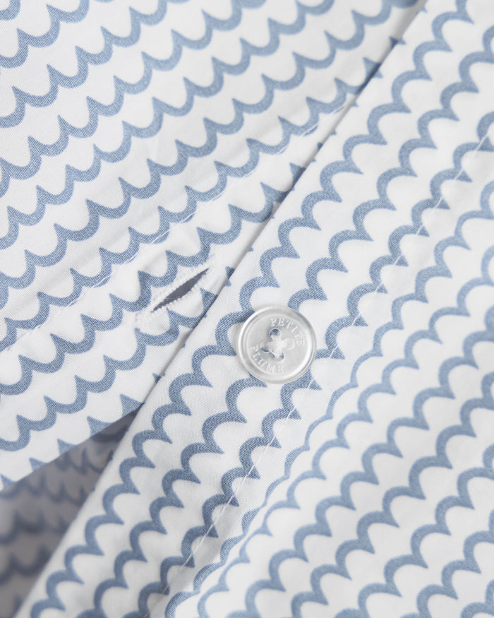Luxe Premium Percale Duvet Set in La Mer