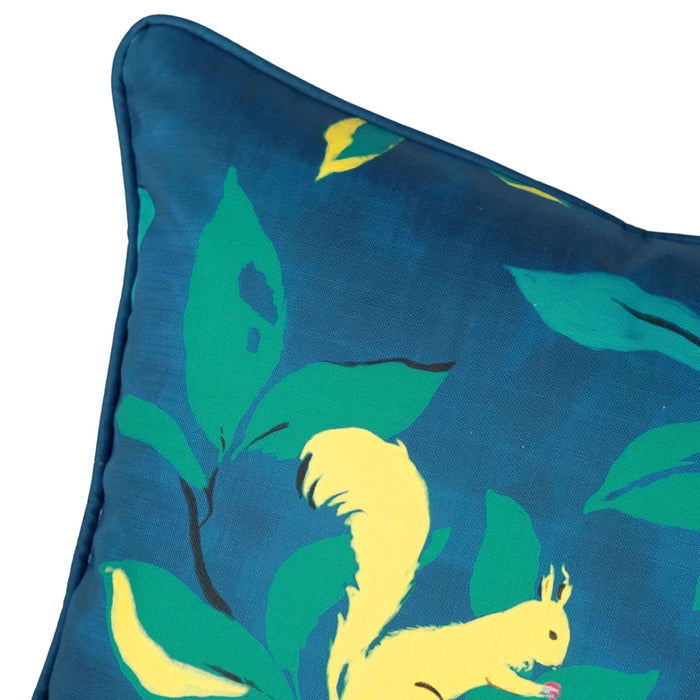 Magnolias Pillow Cover in Blue - The Well Appointed House