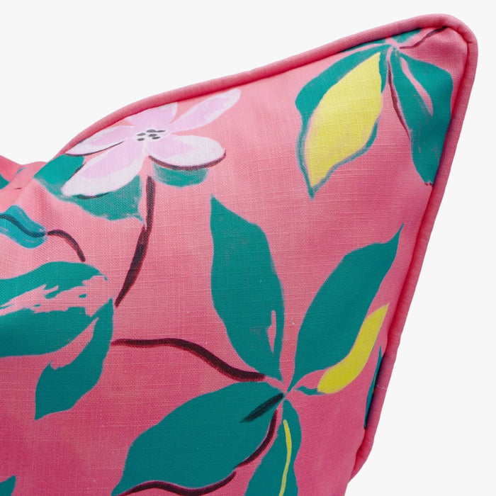 Magnolias Pillow Cover in Pink - The Well Appointed House