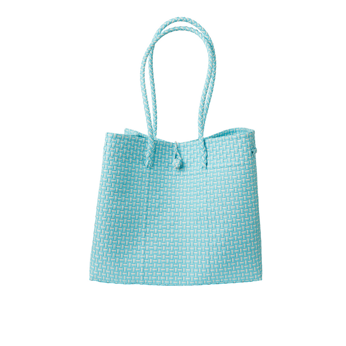 Maxi Ella Tote in Blue Check - The Well Appointed House