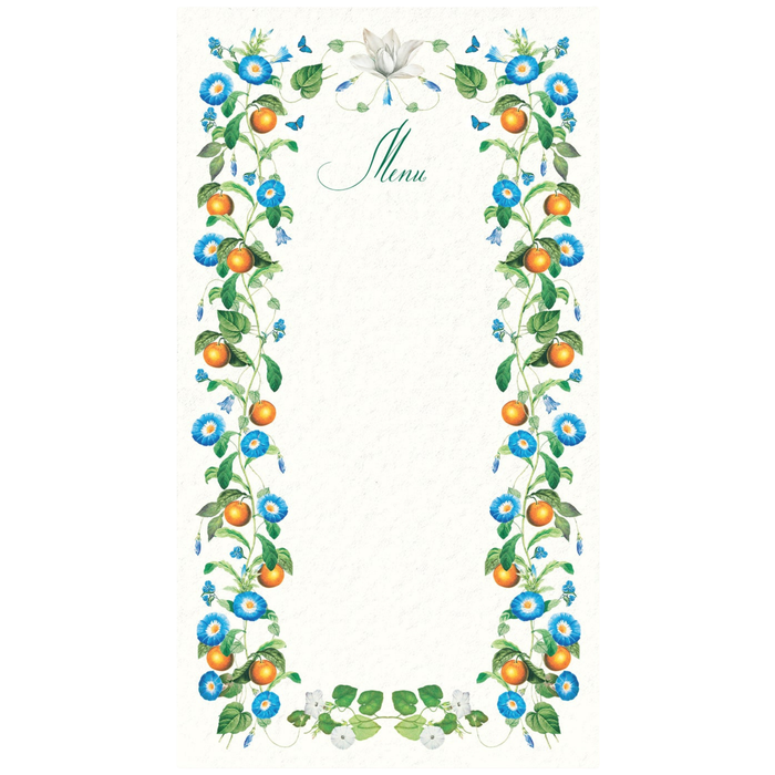 Mediterráneo Menu Cards - The Well Appointed House